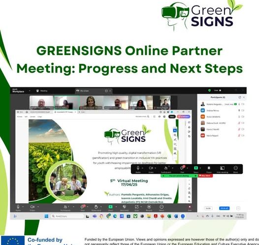 GREENSIGNS Online Partner Meeting: Progress and Next Steps