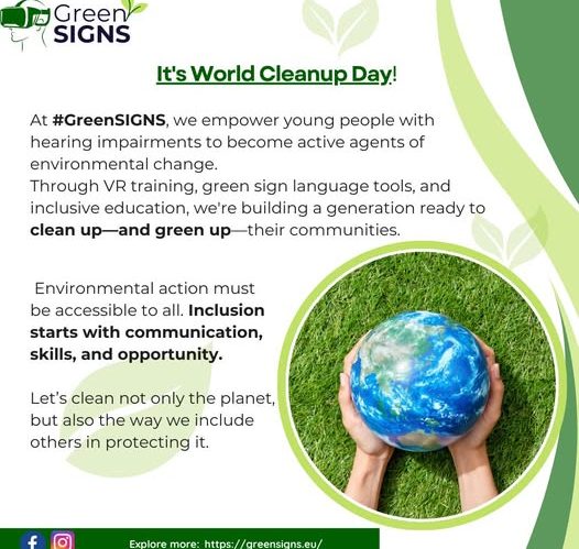 It’s world cleanup day!